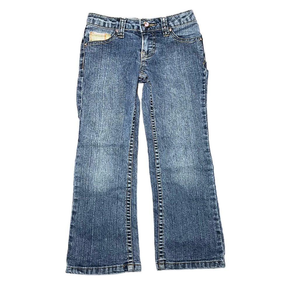 Y2K Boom Boom Girls Toddler Jeans Size 5 Plaid Pockets Denim – Missing Gems